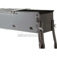 Asador de carbón de hierro