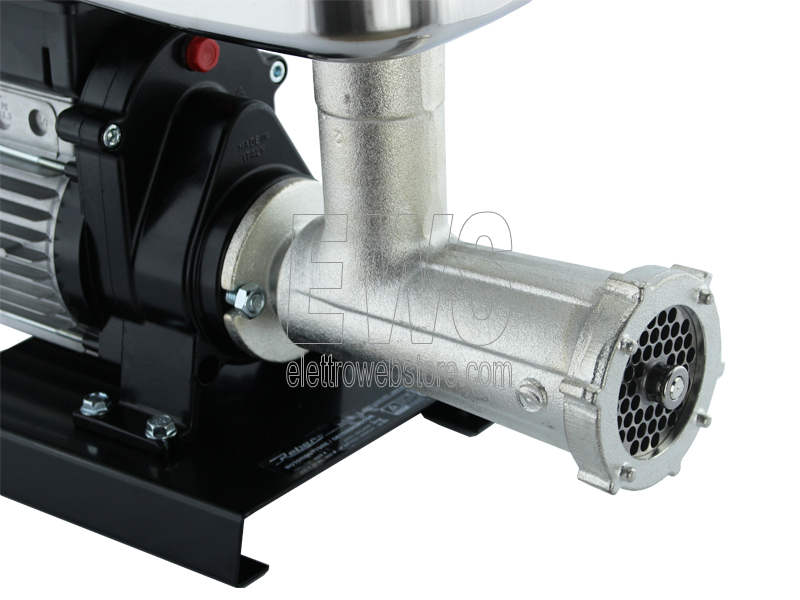 Reber tritacarne elettrico 22 da 600 Watt motore potenza HP 0.80 corpo in ghisa stagnata 9500N