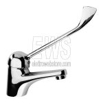 Paini Pilot washbasin mixer with pop-up waste clinical lever 04CR211LP1