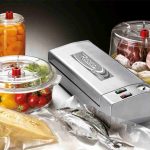 REBER FAMILY DE LUXE grey satin-finished automatic vacuum machine 9701N