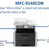 Brother MFC-9140CDN Drucker Fax Scanner Kopierer Multifunktions-Farblaser gebraucht