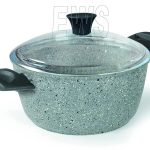 Flonal Dura Induktionskasserolle 2 Griffe mit Pyrexdeckel