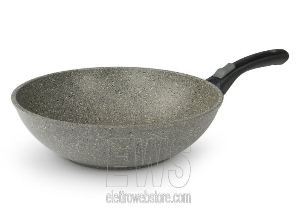 Flonal Monolite wok 1 manico estraibile cm.28