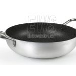 Flonal Pura Induktionsprofi-Aluminiumpfanne mit 2 Antihaft-Edelstahlgriffen