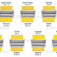 IMPERIA duplex cutter dies for pasta machines
