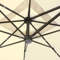 Ombrellone Florida 3 x 3 mt. con luci palo laterale antracite E5023