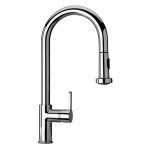 Paini Arena chrome kitchen sink mixer pull-out hand shower 92CR591LL