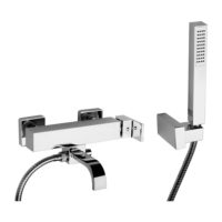 Paini Dax miscelatore esterno con doccetta per vasca da bagno 84CR105R