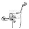 Paini Atomix exposed bathtub mixer with shower kit D1CR105