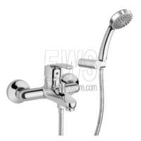 Paini Atomix miscelatore vasca esterno con kit doccia D1CR105