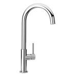 Paini Cox Small single-lever sink mixer high swivel spout 78CR572S