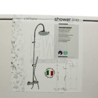 Paini Cox colonna doccia con miscelatore termostatico e soffione 78CR689THABS2P1