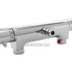 Paini Cox Duschsäule mit Thermostatmischer und Kopfbrause 78CR689THABS2P1
