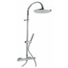 Paini Cox shower column with thermostatic mixer and overhead shower 78CR689THABS2P1