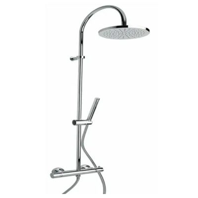 Paini Cox colonne de douche avec mitigeur thermostatique et douche de tête 78CR689THABS2P1
