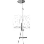 Paini Cox Duschsäule mit Thermostatmischer und Kopfbrause 78CR689THABS2P1