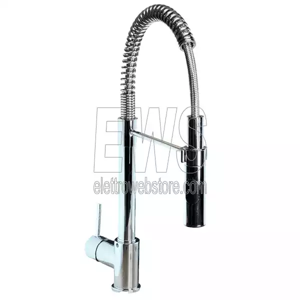 Paini Cox mitigeur d'évier bec à ressort bec pivotant chrome 78CR555