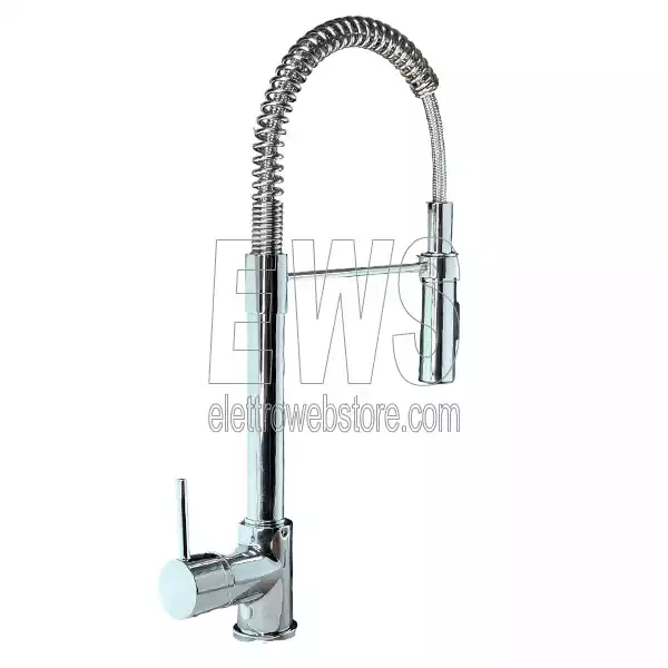 Paini Cox mitigeur d'évier bec à ressort bec pivotant chrome 78CR555