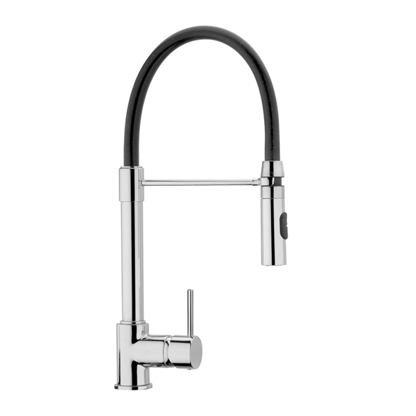 Paini Cox Mélangeur évier monotrou avec bec mobile chromé 78CR557YOSPE