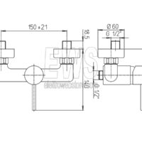 Paini Cox Mezclador mural de ducha 78CR511