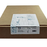 Paini-Kit-doccia-tondo-diam.25-cm-braccio-doccetta-supporto-presa-acqua-cox-soffione-cromato-53CR441P4