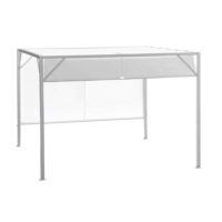 Pergola tetto scorrevole 3X3 metri bianca GAZ508