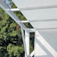Pergola tetto scorrevole 3X3 metri bianca GAZ508