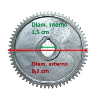 REBER Grande ensacheuse d'engrenages en aluminium 5-8 kg 6507A