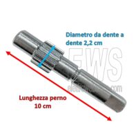 Reber-perno-piccolo-dentato-con-ingranaggio-saldato-6511B