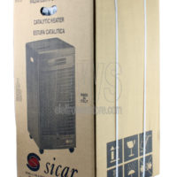 Sicar Catalyst Poêle GPL EURO80 Gris 2500 Watt