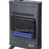 Sicar Kaminofen Methan ECO45 blaue Flamme grau 4100 Watt
