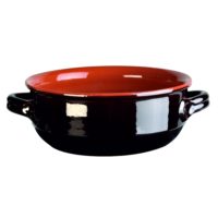 Tegame Vulcania terracotta smaltata B1TE2