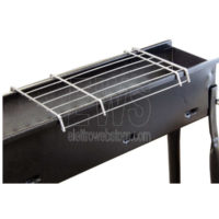 Asador de carbón de hierro