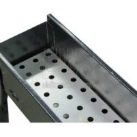 Asador de carbón de hierro