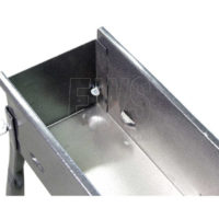 Asador de carbón de hierro