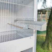 Jaula batería canaria 100X50 cm altura cm181 MOD.L32