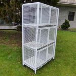 BATTERY OF 6-PLACE CAGES 100X50 H 180 CM - MOD. L51