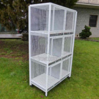 BATTERIA DI GABBIE CM 100X50 H 180 A 6 POSTI - MOD. L51