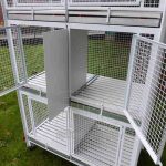 BATTERY OF 6-PLACE CAGES 100X50 H 180 CM - MOD. L51