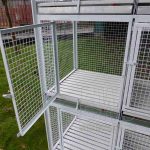 BATTERY OF 6-PLACE CAGES 100X50 H 180 CM - MOD. L51