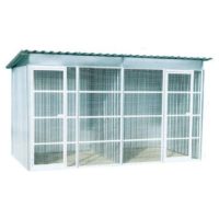 Box in rete e lamiera per cani cm 360X180 H 210 - MOD.L183