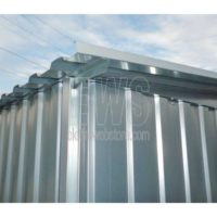 Boîte en grillage et tôle pour chiens cm 180X180 H 210 - MOD.L178