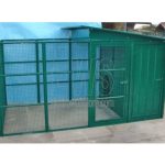 MESH AND SHEET METAL BOX FOR DOGS CM 300X150 H 150 - MOD.L190