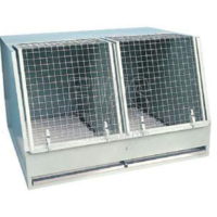 Box auto per cani trasportino a due posti cm 85x81 H CM 55 - MOD.L65