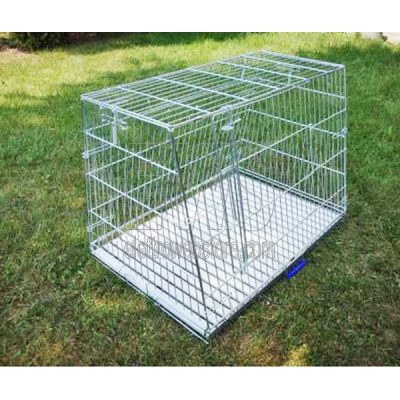 Klappbarer Hundetransporter Auto Box cm 90x62x70 H- MOD.L66