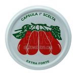 Tomato twist-off capsule glass jar closure