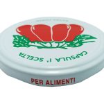 Tomato twist-off capsule glass jar closure