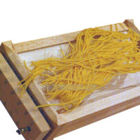 Wooden macaroni guitar noodle cutter with rolling pin