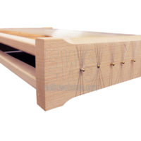 Wooden macaroni guitar noodle cutter