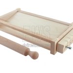 Wooden macaroni guitar noodle cutter with rolling pin